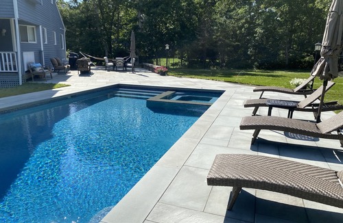 Lagoon Heights House | Relax & Renew at Luxury Villa with Heated Pool & Hot Tub,Tennis,Bikes,Firepit!