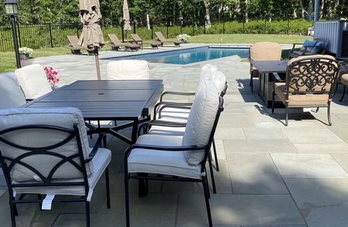 Lagoon Heights House | Relax & Renew at Luxury Villa with Heated Pool & Hot Tub,Tennis,Bikes,Firepit!