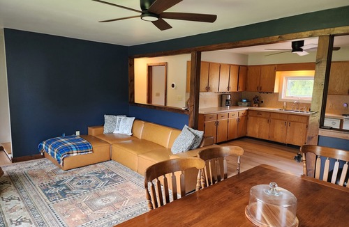 Chester House | Riverfront, family fun, amazing rec room, close to Magic & Okemo