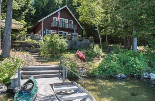 Wolfeboro Cottage | Rust Pond, Wolfeboro NH, Beautiful, Quiet Lakefront Chalet, "Campbellot"
