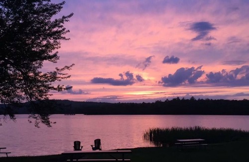 Beach Lake Cabin | Rustic Cabin #4 on Private Lake!