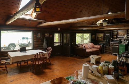 West Fairlee Cabin | Rustic, secluded lodge with fishing ponds and hiking trails in charming Fairlee