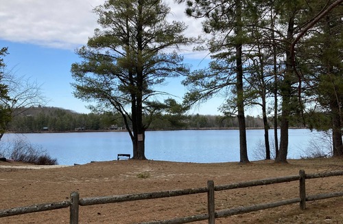 Brownfield Cabin | Secluded Country Cabin with semi-private Beach on Private Lake.