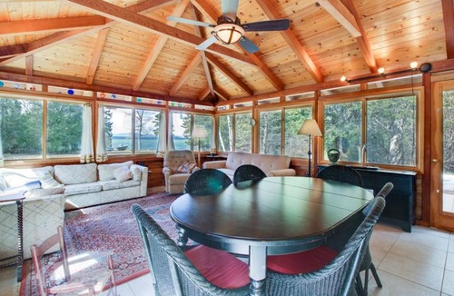 South Hero Cottage | Secluded, Wooded & Dog Friendly Home on Lake W/Casual Decor