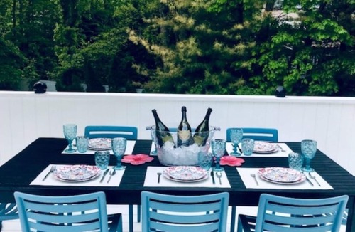 Northwest Harbor House | Serene East Hampton Retreat with Heated Pool. Walk to Sammy’s beach!