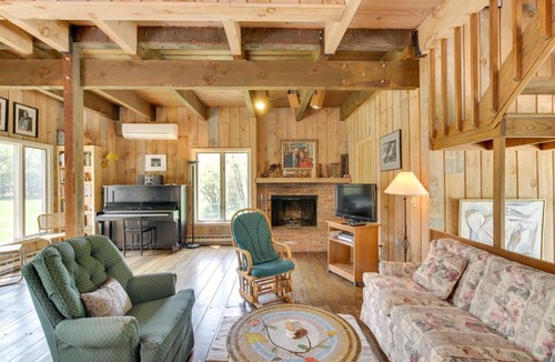 Falls Village House | Serene Salisbury Rental Home on 26 Acres with Deck!