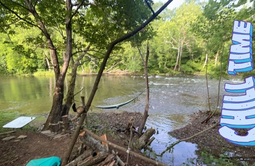 Covington RV Rental | Shirleys’ River Retreat. … camp on the rivers edge