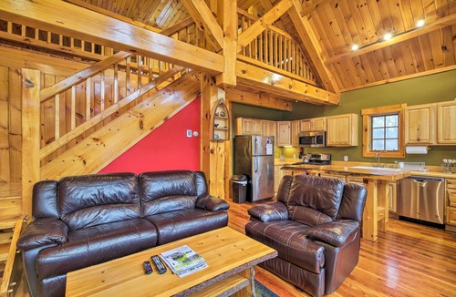 Starksboro Cabin | Ski Lodge Mtn Retreat w/Fire Pit, Deck & Views!