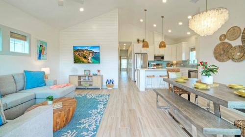 Shibui Sands House | Sleeps 24 2 Homes Walk to the Beach Private Pools Fire Pit Modern Design