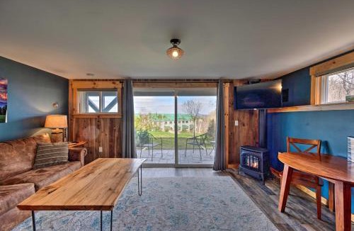 East Burke Apartment | Slopeside Burke Mountain Condo with Fireplace!