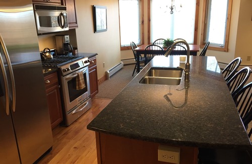 North Troy Condo | Spacious 2-BR Ski-in, Ski-out Jay Peak Village Condo, right on trail. A/C incl!