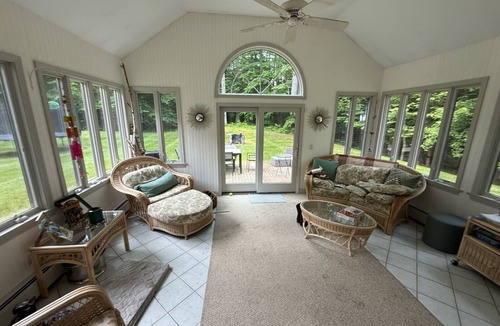 Intervale House | Spacious Cape Retreat in Bartlett - Sunroom + Loft