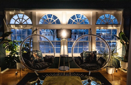 Buffalo House | Spacious! Game rm, Jungle rm, Bubble Chairs, Vinyl's, Patio, & Grill!