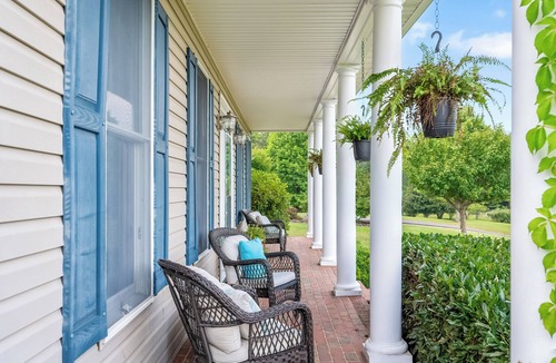 Blacksburg House | Spacious home with serene views, outdoor lounge, fire pit, and hammock, just minutes to downtown