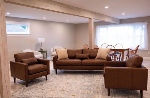 Sebago House | Spacious Lake House with direct access to private beach and marina on Big Sebago