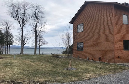 Charlotte Cabin | Spacious waterfront home w/phenomenal lake views, fireplace, & shared dock