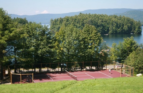 Moultonborough House | Spectacular Squam Lake, NH 6 BR House-tennis/pickle court, dock, private beach