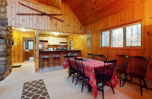 Sunday River Area House | Stunning Ski Lodge with Mountain Views & Epic Game Room - Walk to Resort