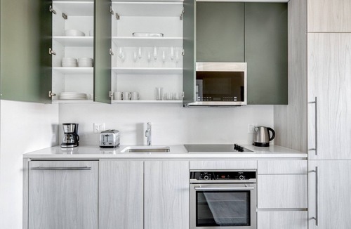 Fenway–Kenmore Apartment | Stylish Fenway 1BR w/W/D, Roof & Gym, nr Fenway Park, by Blueground