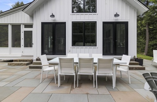 Morrisville House | Summer in Stowe! Modern Stream side Home
