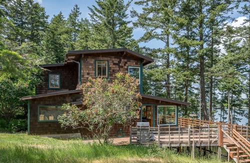 Lopez Island House | Summer, whales. Fruit, Berries and tons of salmon and crab to eat and catch!