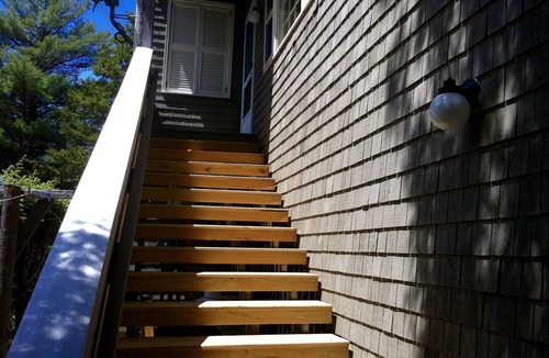 Town Hill Apartment | Sunny , cozy 1-bedroom, wooded, private, central Island location, close to ocean