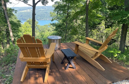 Hammondsport Cabin | THE GRAPE ESCAPE - OFF GRID CABIN - Wine Trail & Lake View - Pet Friendly!n