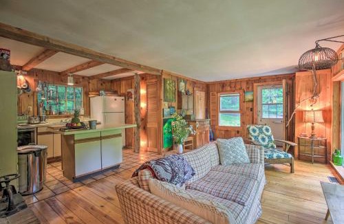 Mill River House | The Mill River Cabin with Fireplace and River View!