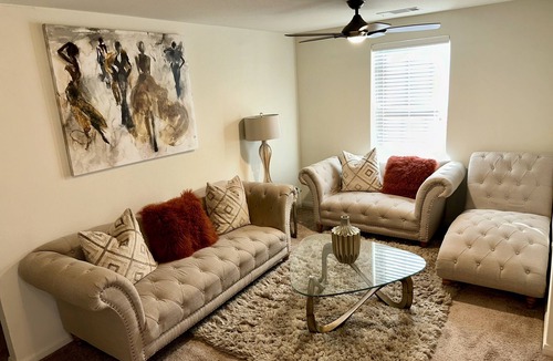 Iowa Colony House | This stylist 2 story home is perfect for couples or families.