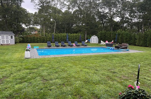 East Quogue House | Tranquil 4-bedroom house with AC in East Quogue. Heated Pool/covered patio.