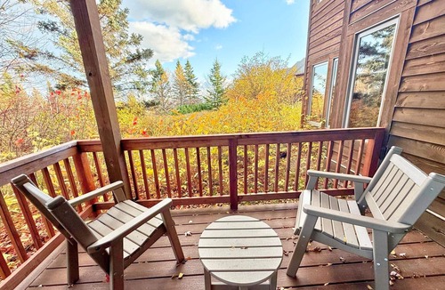 Lutsen Condo | Tranquil Hillside Lower 1BR Guestroom in Lutsen
