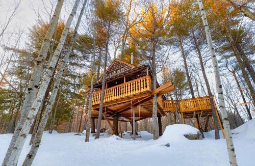 Mount Sunapee House | Tree House Rental Ideal for a Unique Getaway near Lake Sunapee in New Hampshire