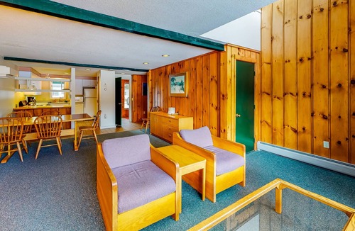 Stowe Area Condo | Village Green Condo - Shared Pool, Hot Tub & Tennis, High-Speed WiFi & Fireplace