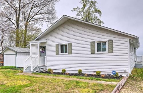 Colonial Beach House | Waterfront Cottage with Private Beach and Deck!
