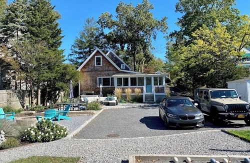Mattituck House | Waterfront home with private dock & bocce court!