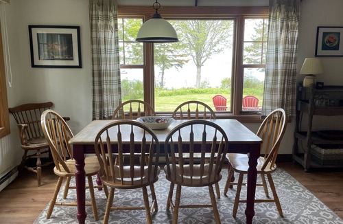 Hancock Point Cottage | Waterfront Maine cottage on Frenchmans bay, steps to dock
