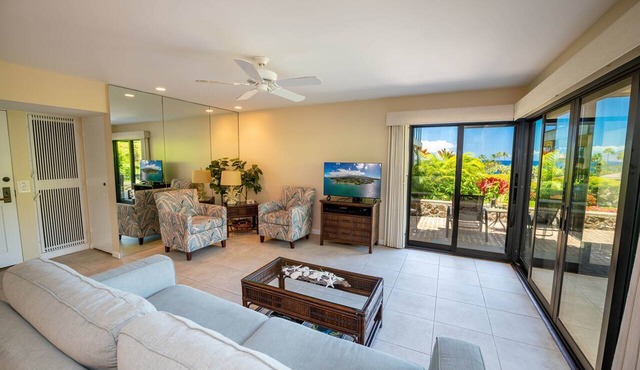 Elua Village Contemporary 2bd+2ba Oceanview