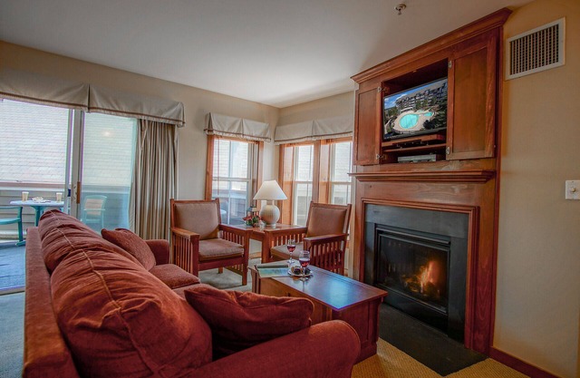 Allegheny Springs 201 : 2 Bedroom, 2 Full Bath: Slope Side; Gas Fireplace