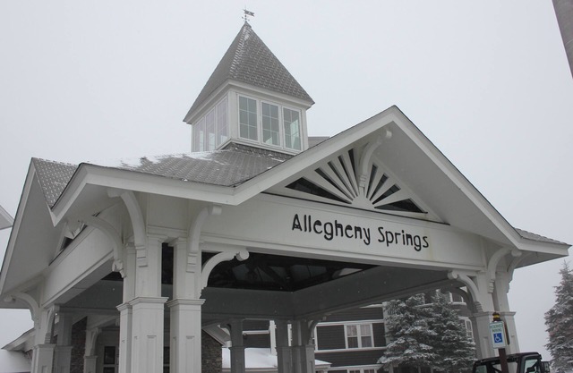 First Floor Allegheny Springs with Private Entrance-free pool use,slopeside,A/C