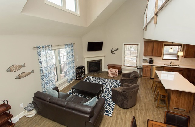 Spacious, three-story townhouse in the heart of Bolton Landing.
