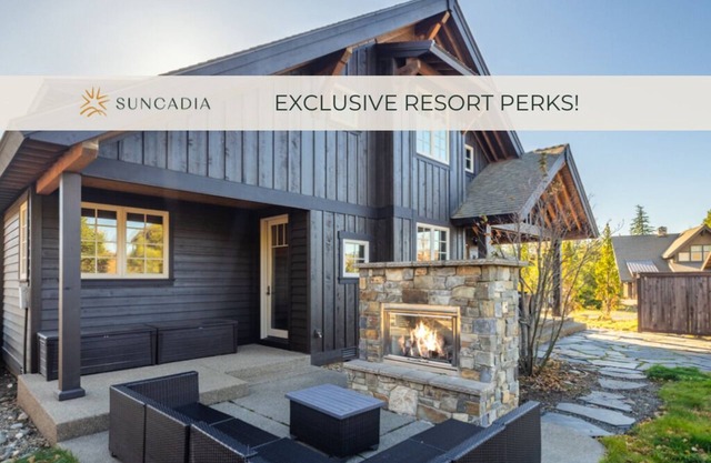 Suncadia 3 Bedroom Rustic Home Located in Resort Core