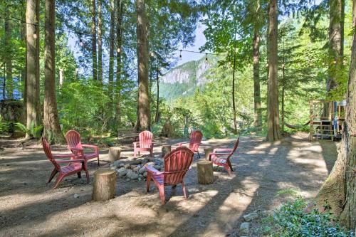 Custom Riverfront Log Stevens Pass 