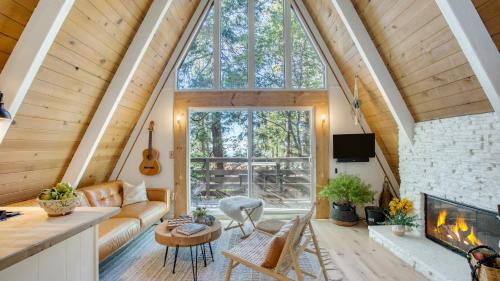 Arrowhead Villas House | 2 Decks w Lake Glimpse Views Modern Luxe Cabin A-Frame Retreat by AvantStay