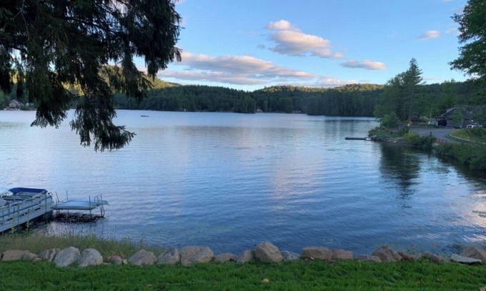Wells House | Adirondack Lakefront Getaway. Newly renovated,Fireplace,Game room,30 min to Gore