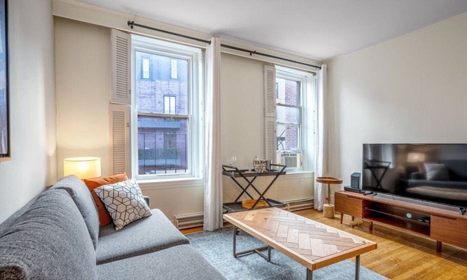Back Bay West Apartment | Mod Back Bay 1BR w/ A/C, nr. Charles River & Esplanade, by Blueground