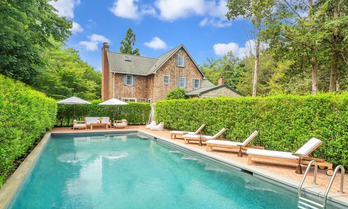 East Hampton North House | Newly renovated and refurnished, secluded East Hampton home with heated.