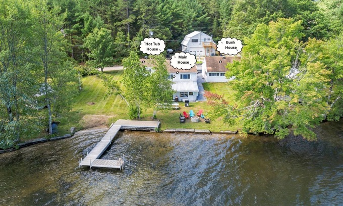 Shapleigh House | Our charming cottage and bunkhouse invites you to experience a lakeside getaway!