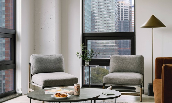 Hunters Point Apartment | Sonder Court Square | Two-Bedroom Apartment w/City View