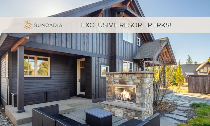 Cle Elum House | Suncadia 3 Bedroom Rustic Home Located in Resort Core