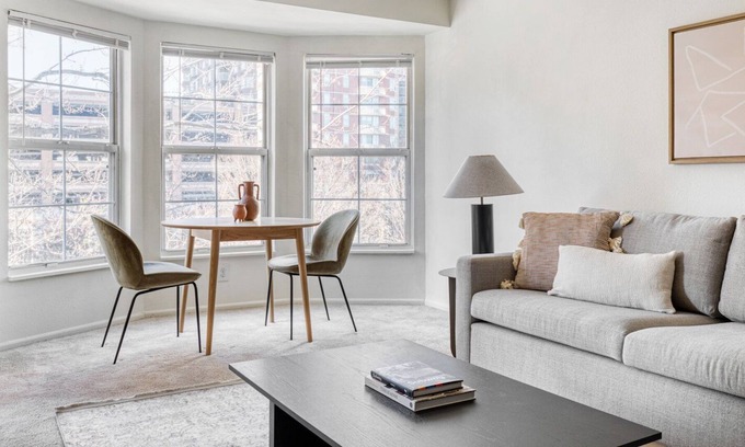 Hudson Exchange Apartment | Sunny Jersey City 1BR w/ Gym & W/D, near PATH, by Blueground